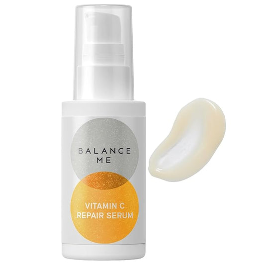 Balance Me Vitamin C Repair Serum, With Hyaluronic Acid, Reduce Age Spots & Hyperpigmentation, Anti-Ageing & Hydrating Face Serum – 100% Natural, Vegan & Cruelty Free, Made in UK, 1.01 Fl Oz