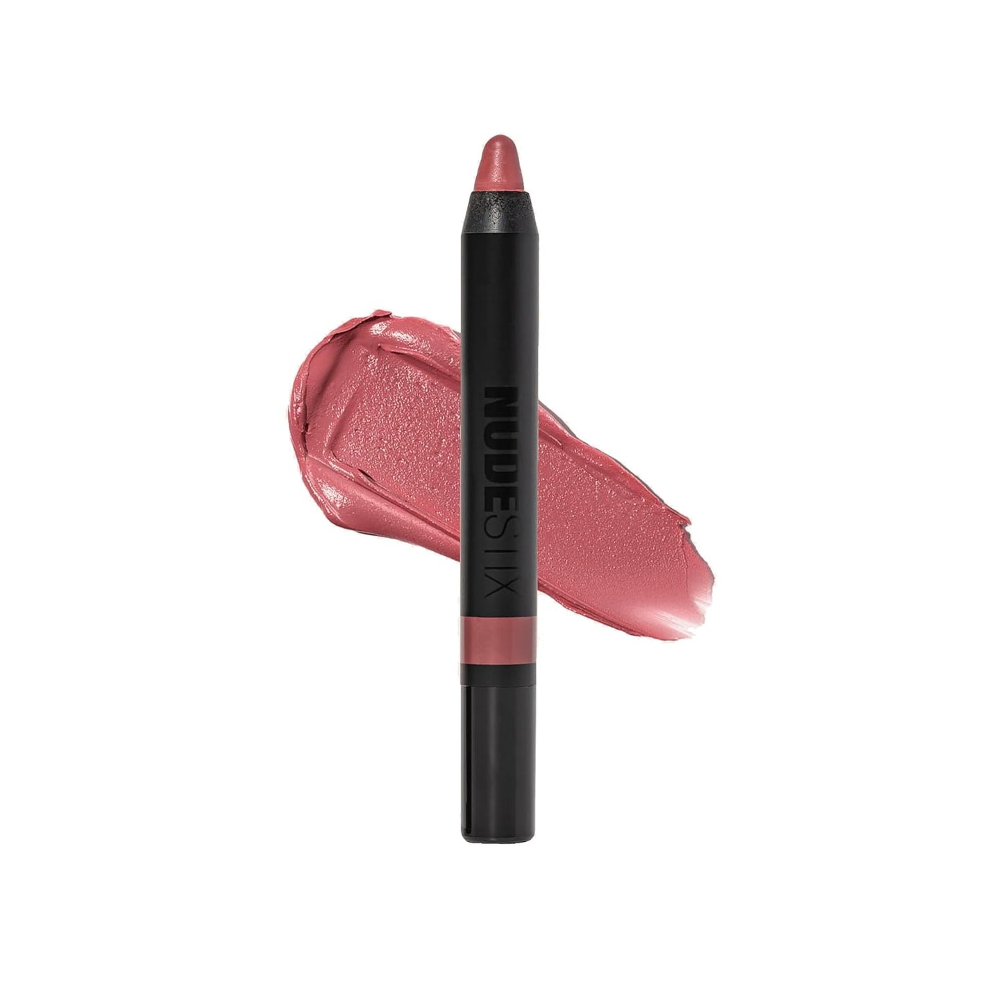 Nudestix Intense Matte Lip + Cheek Pencil, Lipstick + Lip Liner + Cheek Blush Tint, Multi Use Makeup for Long Lasting Color, Smooth Coverage, Shade: Sweet Cheeks