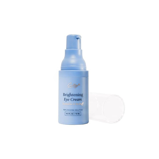 City Beauty Brightening Eye Cream for Under Eye Dark Circles Puffiness Wrinkles - Anti-Aging Under Eye Treatment - Reduces Bags Fine Lines - Hydrating Firming Night Eye Cream For Women 0.5 Fl Oz