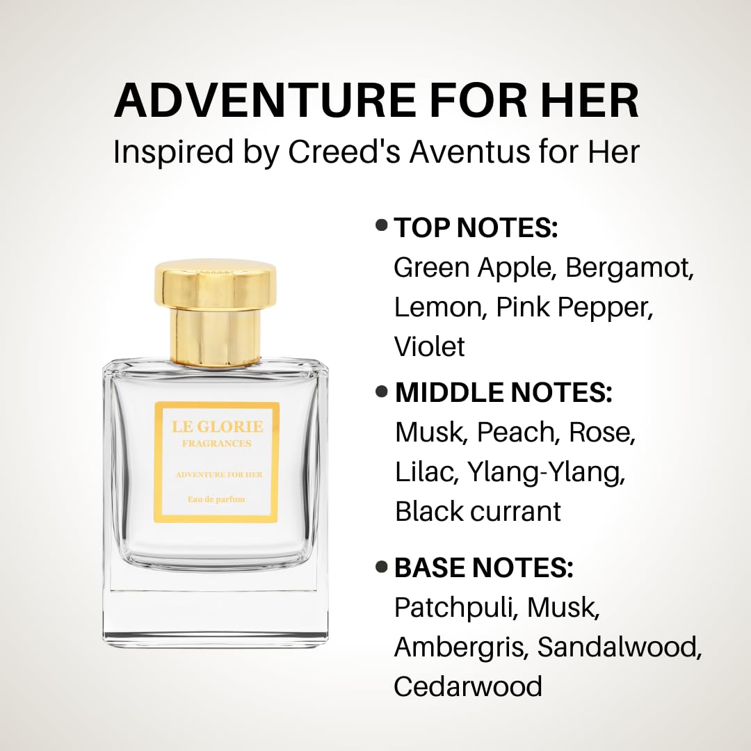 Inspired by Creed's Aventus for Her Eau de parfum long Lasting Perfume Spray for Women All Skin Types Cruelty Free 1.7 Fl oz 50ml