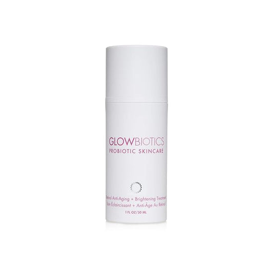 Glowbiotics Retinol Anti-Aging + Brightening Treatment: Reduces Fine Lines, Wrinkles & Sun Damage, Firms, Tightens, and Brightens Skin with Niacinamide & Bakuchiol, 1 Fl Oz