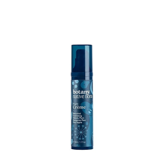 botany Native Flora Night Cream, Deeply Moisturising Face Cream with Australian Native Plant Extracts, Strengthens the Skin's Protection Barrier to Fight Signs of Ageing & Sun Damage 1.7 Fl Oz