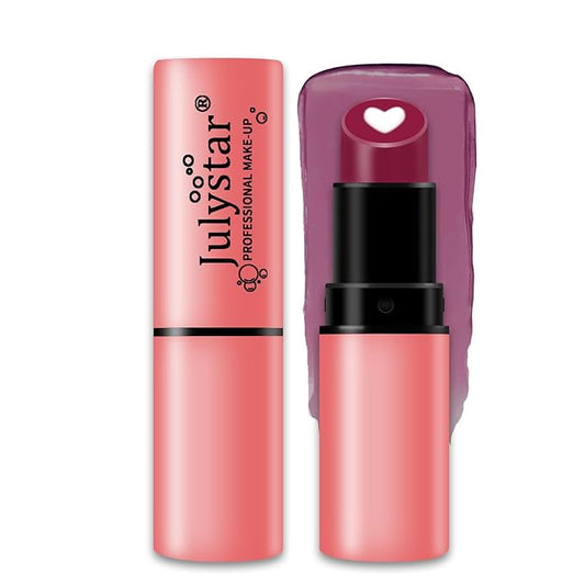 Tinted Lip Balm,Hydrating Core Lip Plumper,Moisturizing Sandwich Lipstick Shine,Lightweight Buildable Color,Professionals Lips Care Makeup,Natural Nourishing Gloss Balm Finish,Grape