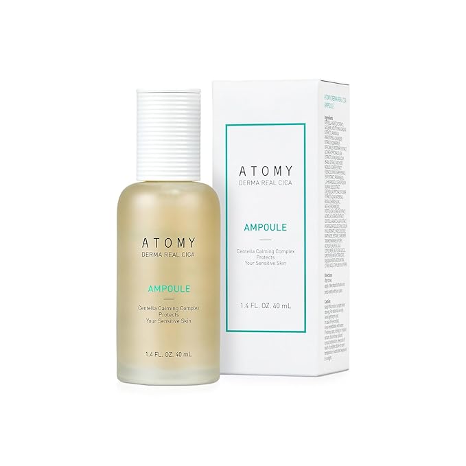 Skincare Ampoule, Soothing & Repairing Serum for ATOMY Derma Real Cica Ampoule, 1.4fl.oz.
