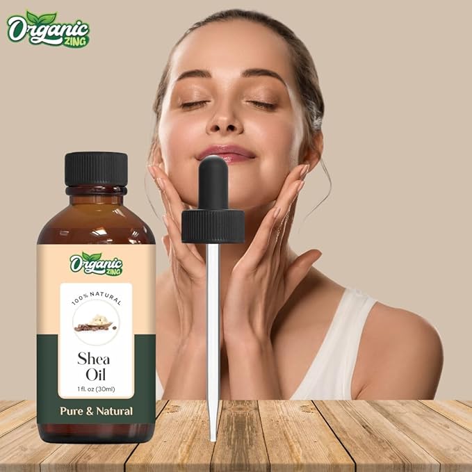 Shea (Vitellaria Paradoxa) Oil | Pure & Natural Essential Oil for Skincare, Haircare & Massage- 30ml/1.01fl oz