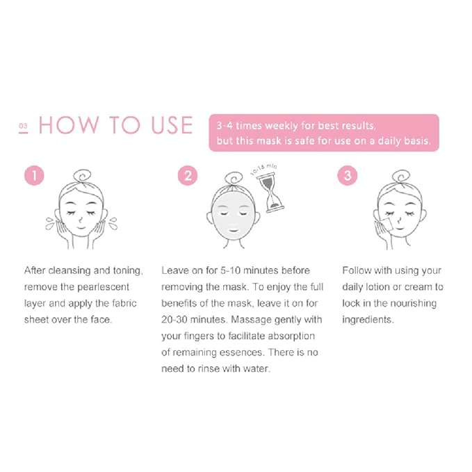 My Beauty Diary-Royal Pearl Radiance Facial Mask, Hydrating and Brightening Collagen Essence Face Sheet Mask for Normal and Dull Skin Condition(8 Combo Pack)