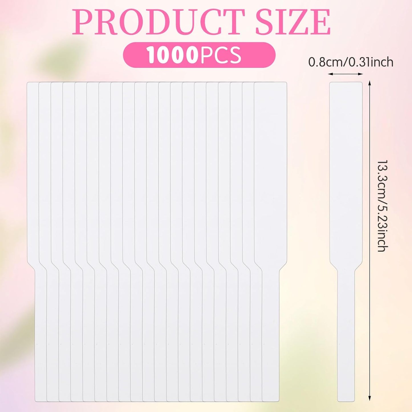 1000 Pieces Perfume Test Strips White Perfume Paper Strips Premium Fragrance Test Strips for scents and Essential Oils
