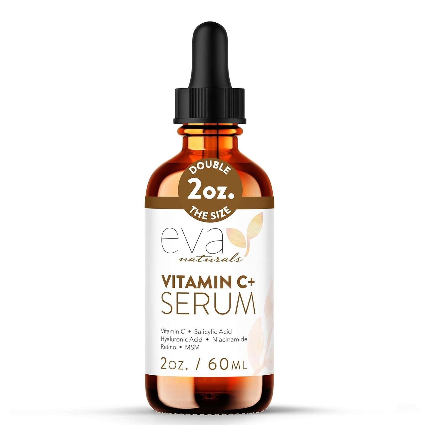 Vitamin C Serum for Face with Retinol & Salicylic Acid – Skin Clearing Acne Spot Treatment with Niacinamide, Hyaluronic Acid, MSM – Anti-Aging Facial Serum for Dark Spots and Blemishes