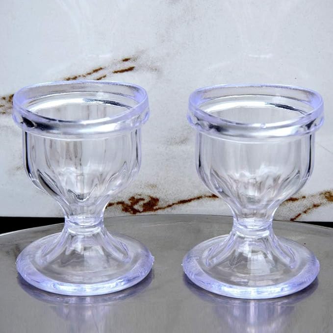Ancient Impex Eye Wash Cup Set Of 2 - Soothing Relief From Allergens, Irritants, Makeup, Dust, Dry Eyes
