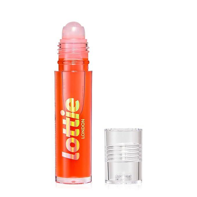 Roller Glaze in O.J., color changing nourishing lip oil which adapts to the natural pH in your lips