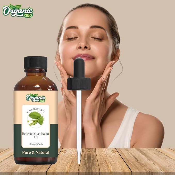 Belleric Myrobalan (Terminalia bellirica) Oil | Pure & Natural Essential Oil for Skincare & Hair Care - 30ml/1.01fl oz