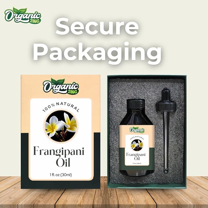Frangipani (Plumeria alba) Oil | Pure & Natural Essential Oil for Skincare, Massage, Aroma & Diffuser - 30ml/1.01fl oz