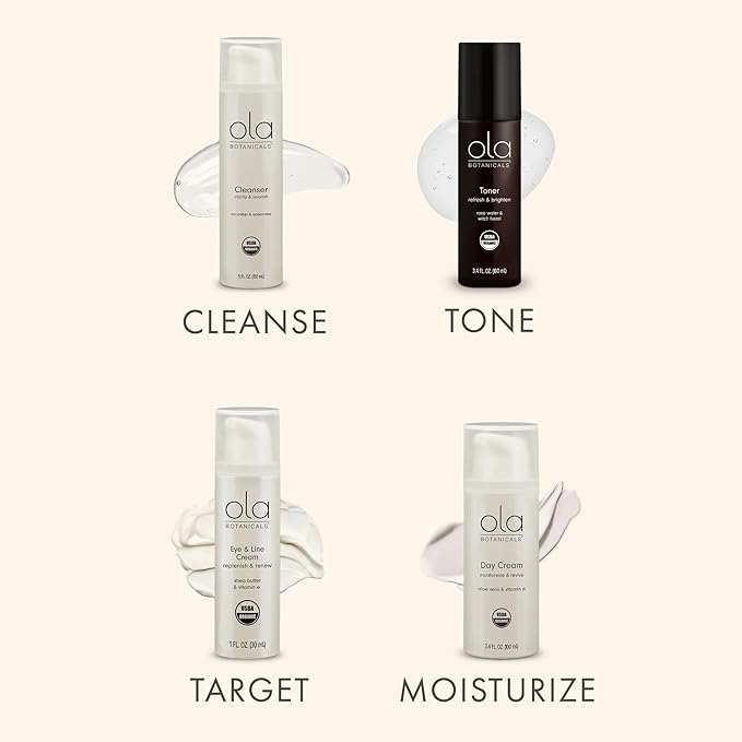 Ola Botanicals Organic Serum, 1 Fl. Oz. (30 mL), Smooth and Restore, Argan Oil and Vitamin E, Certified USDA Organic, Cruelty Free, Non-GMO, Dr. Mercola