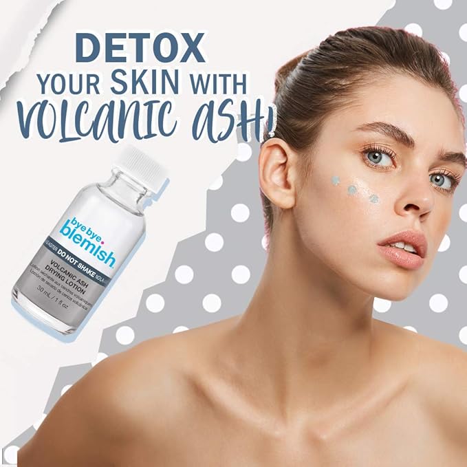 Bye Bye Blemish Drying Lotion Volcanic Ash | Acne Drying Solution To Assist With Blemish Prevention | 1 Fl. Oz.