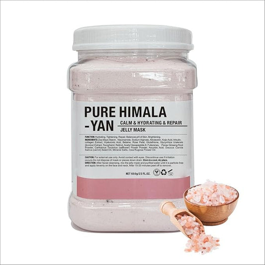 Jelly Mask for Facials Professional, Hydrating & Moisturizing Peel-Off Natural Gel Face Mask SkinCare, Professional Spa Use Jelly Face Masks, Deep Hydration & Glow 23 Fl Oz (Pure Himala Yan)