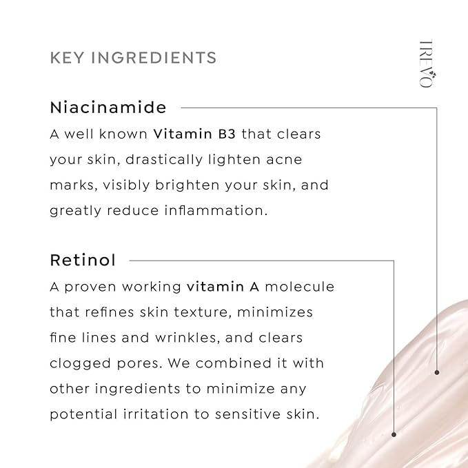 Trevo Peptide Hydrating + Firming Night Cream - Advanced Anti Aging Face Cream - Hydrating Face Moisturizer - Peptides, Retinol & Vitamin B3 - Reduce Fine Lines, Anti Inflammation - 50g/1.8oz
