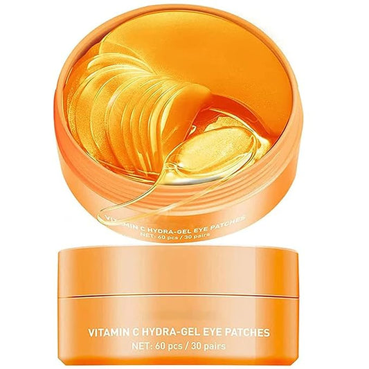 Vitamin C Under Eye Mask Patches Collagen Eye Pads - 30 Pairs, Reduce Puffiness, Dark Circles, and Wrinkles