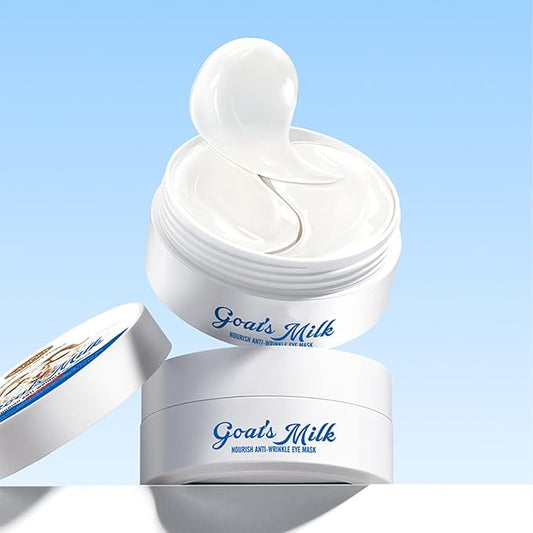 Under Eye Patches for Dark Circles & Puffy Eyes - 60 Pairs Hydrating Eye Mask with Hyaluronic Acid,Goats Milk & Hydrolyzed Elastin- Vegan, Cruelty-Free