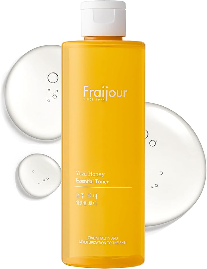 Yuzu Honey Essential Toner – Korean Hydrating Facial Toner with Honey, Propolis & Hyaluronic Acid, Boosts Radiance, Smooths Fine Lines, Nourishes Dry Skin, Serum-Like Texture, 8.45 fl.oz.