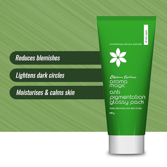 Anti Pigmentation Glossy Pack | Reduces Blemishes & Dark Circles | Hydrating Face Pack for Smooth, Even Toned Skin | Suitable for All Skin Types | 3.53 Oz (100g)