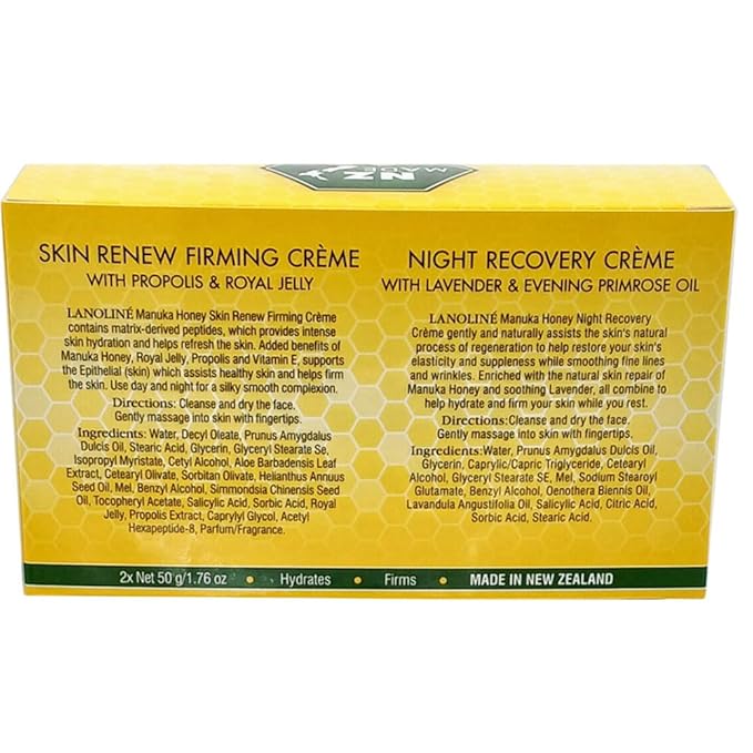 Manuka Honey Skin Renew Firming Cream and Night Recovery Cream Set of 2 Products