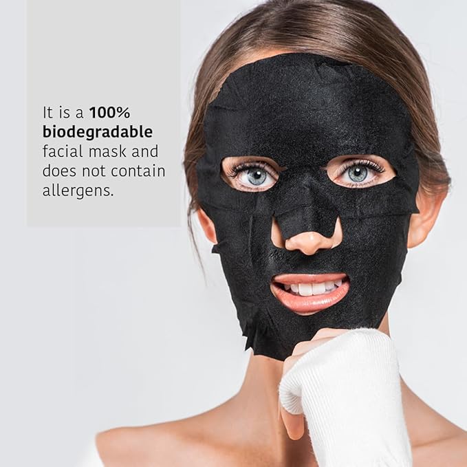 Pimple Patches (90 patches) + Facial Charcoal Masks (5 Masks) - Salicylic Acid Pimple Buttons & Face Mask for Skin Care with Activated Charcoal, for acne-prone skin, Vegan - Total Bundle 10 pieces
