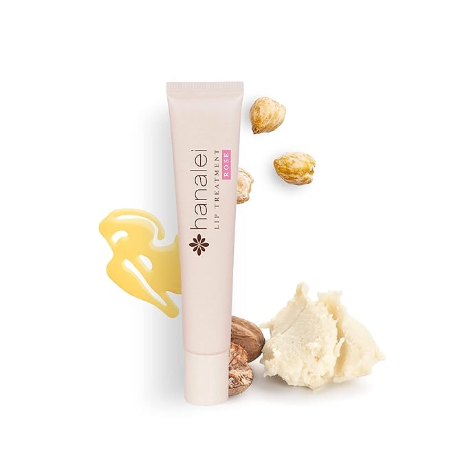 Hanalei Lip Treatment Bundle (Rose and Mauve Pink) | Made with Kukui Oil, Shea Butter, Agave, and Grapeseed Oil, Soothe Dry Lips (Cruelty free, Paraben free)