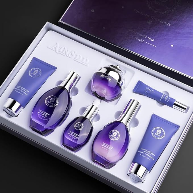 7 Piece Skincare Set Full-size skin care Product Hydration Sensitive Skin Moisturizing Nourishing Firming Not Greasy Skin Care Kit for Women
