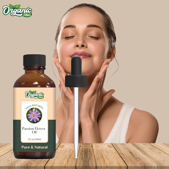 Passion Flower (Passiflora) Oil | Pure & Natural Essential Oil for Aroma, Diffusers, Skincare & Massage- 30ml/1.01fl oz