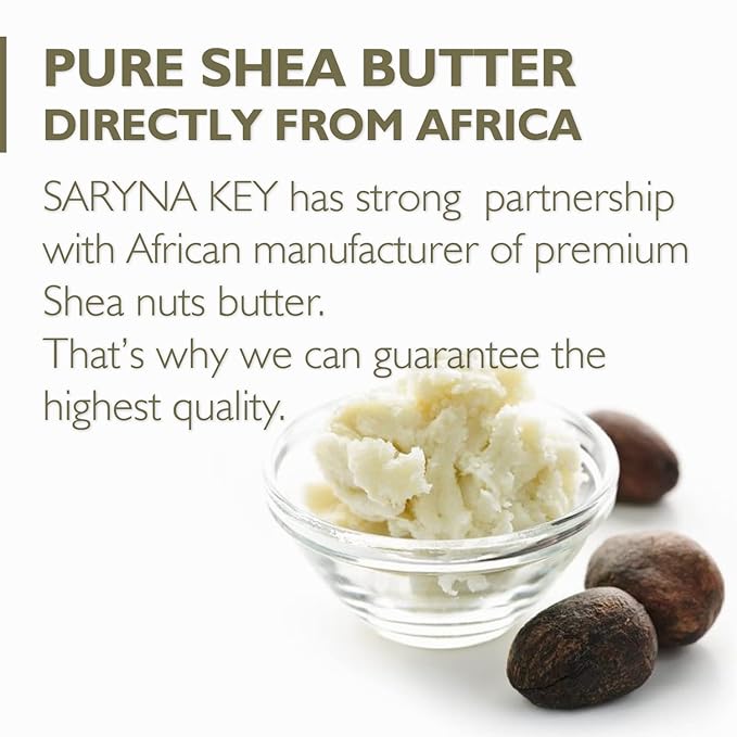 Saryna Key Body Lotion for Dry Skin and Normal Skin - With Pure African Shea Butter, Olive Oil, Jojoba Oil - Lotion for Women - Moisturizing Natural Shea Cream - Moisture Lotion (Original Fragrance)