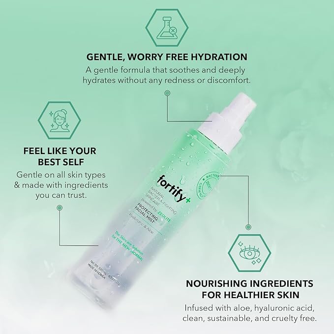 9-in-1 Korean Facial Mist Spray with Hyaluronic Acid & Aloe Vera - Anti-Aging & Hydrating - Dermatologist Tested - All Skin Types, Clean Beauty - 130ML/4.39Oz - Pack of 2