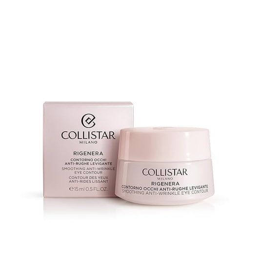 Collistar Rigenera Smoothing Anti Wrinkle Eye Contour 15 ml, 0.5 Fl Oz Made in Italy [italian import]