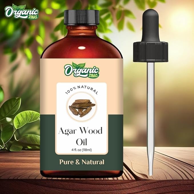 Agarwood (Aquilaria malaccensis) Oil | Pure & Natural Essential Oil for Skincare, Aroma & Diffusers - 118ml/3.99fl oz