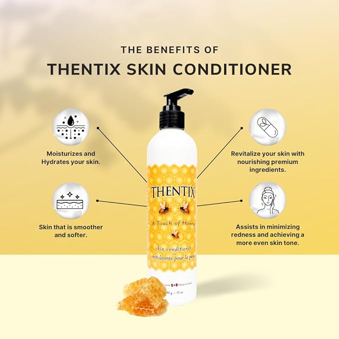 Skin Conditioner, 12oz - Soothing, Natural Moisturizer for Dry & Sensitive Skin, Non-Greasy