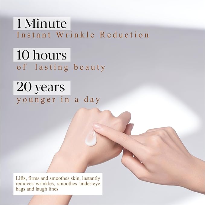 Under Eye Bags and Wrinkles - 2.0 Instant Face Lift Cream,Remove Dark Circles, Bags Under Eyes, Fine Lines, Wrinkles and Neck Lines,Firming Delicate Skin 1.01oz