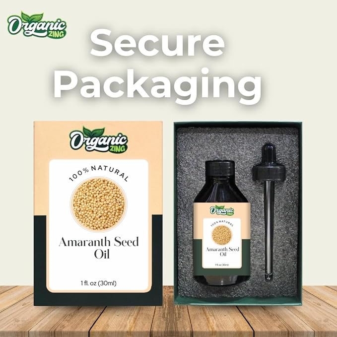 Amaranth Seed (Amaranthus) Oil | Pure & Natural Carrier Oil for Skincare, Hair Care & Massage - 30ml/1.01fl oz