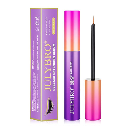 Eyelash Growth Serum(3ML), Eyelash Extension Serum with Natural Ingredients for Eyelash and Eyebrow, Thicker, Healthier and Stronger Lashes Growth