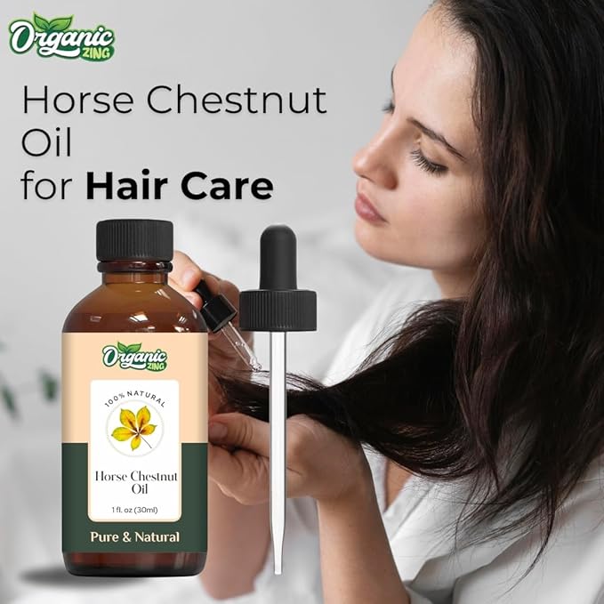 Horse Chestnut (Aesculus hippocastanum) Oil | Pure & Natural Essential Oil for Skincare, Hair Care & Massage- 30ml/1.01fl oz