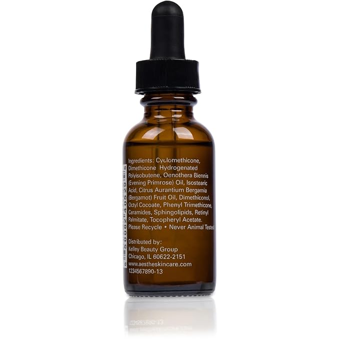 Aesthe Bio Serum for Face and Neck - Skincare Treatment for Wrinkles, Lines, Spots - Youthful Radiance - Uplifting Vitamin A, Primrose Oil, Retinyl Palmitate - Suitable for All Skin Types - 1.0 fl oz
