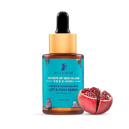 Lift & Firm Face Serum | Retinol & Hyaluronic Acid Anti Aging Serum | Firms Skin, Smooths Fine Lines, Restores Elasticity & Radiance | Lightweight & Fast Absorbing | 1.01 Fl Oz (30ml)
