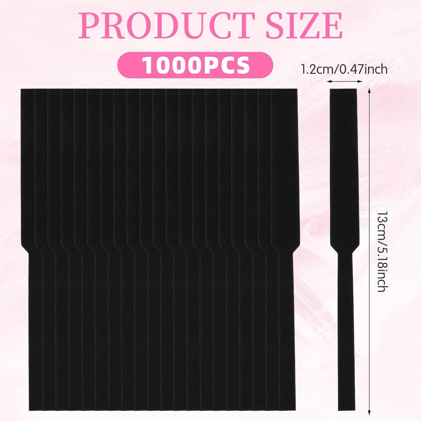 1000 Pcs Black Perfume Test Strips Disposable Fragrance Strips Perfume Paper Test Strips Premium Fragrance Blotter Strips Essential Oils Test Card for Scents Aromatherapy Testing