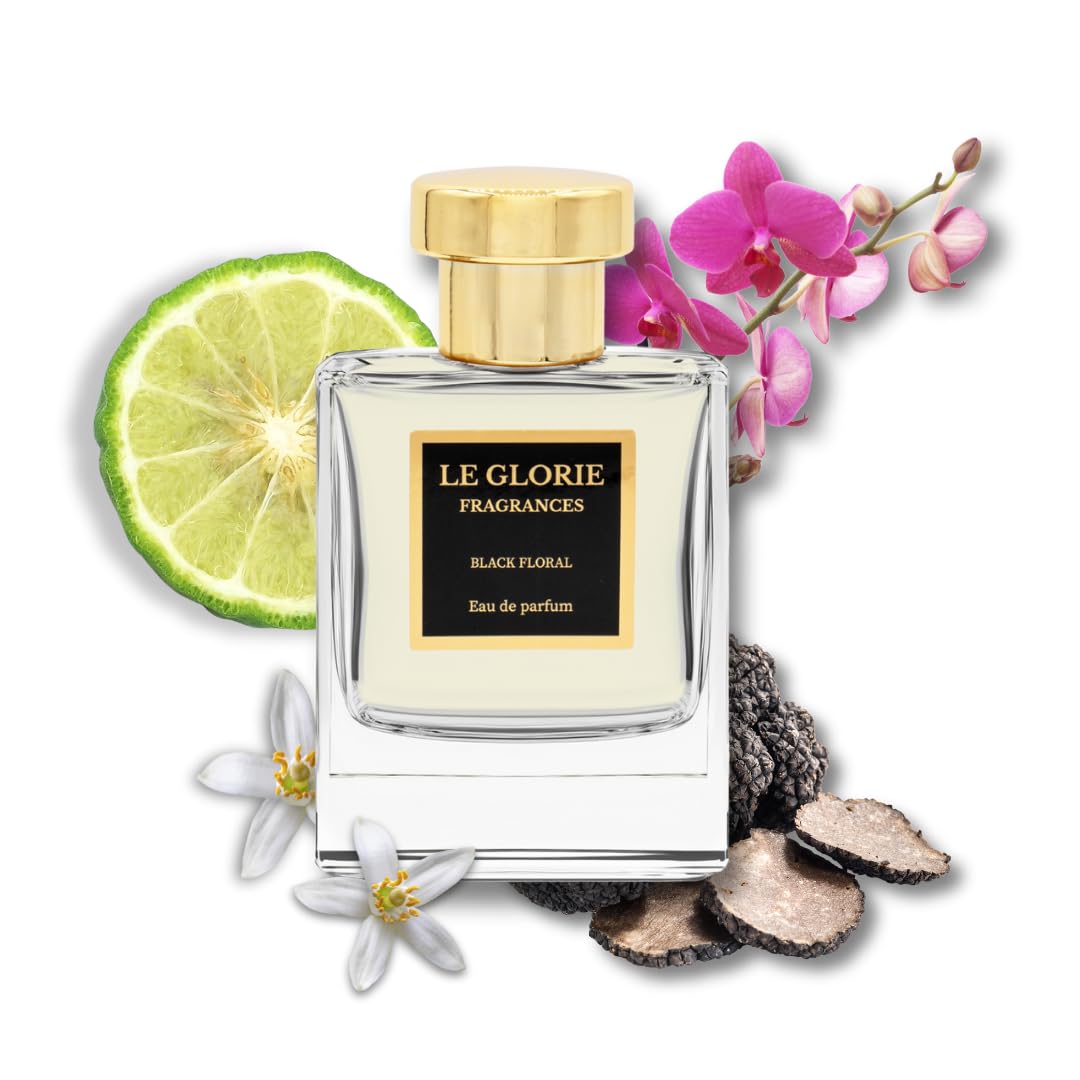 Inspired by T Ford's Black orchid, Black Floral EDP, Long Lasting 12-14 Hours Perfume Spray for Men, Women, Unisex, All Skin Types, Cruelty Free - 1.7oz 50ml