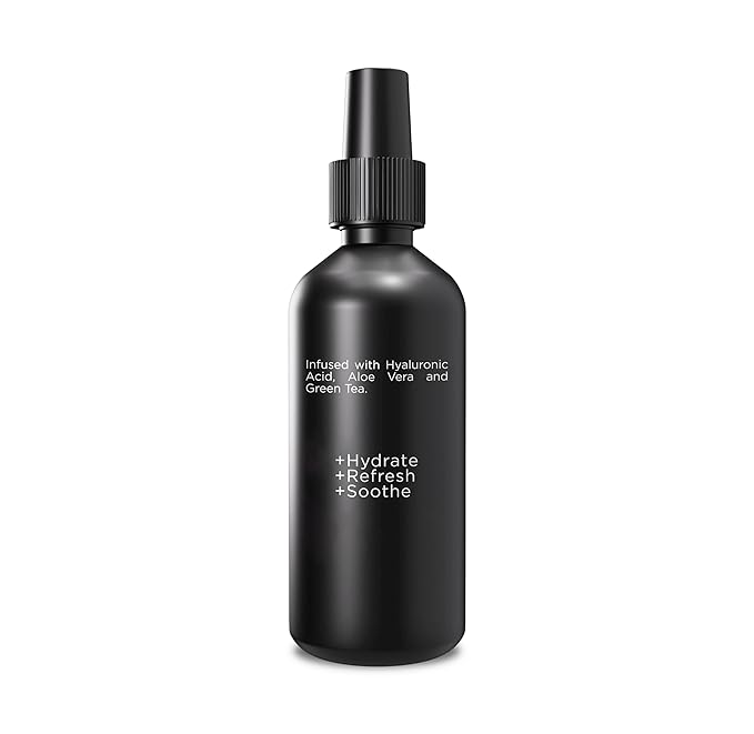 Coconut Face Mist - Men’s Facial Spray - with Hyaluronic Acid, Aloe Vera & Green Tea - Refresh, Moisturize & Hydrate - Use Day & Night - Safe for All Skin Types - Vegan - 3.4oz - 1 Pack