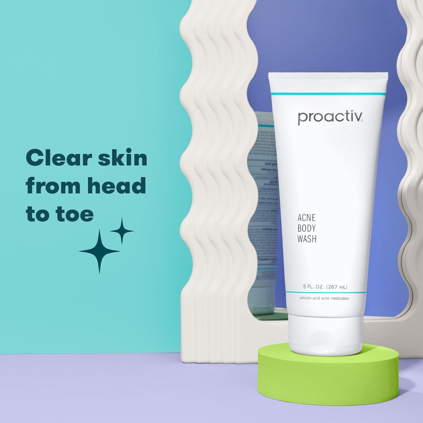 Proactiv Acne Body Wash, Gentle Body Cleanser, Unclogs Pores and Clears Body Blemishes, Salicylic Acid & Glycolic Acid Formula, Soothing Complex of Shea Butter, Vitamin E & Aloe Vera Extract, 9 Fl Oz