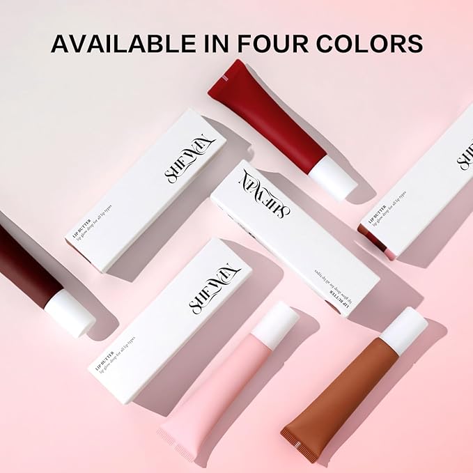 Tinted Lip Butter Balm - Vegan Lip Balm for Instant Moisture, Shine & Hydration - Sheer-Tinted, Soothing Skincare (Sweet Candy)