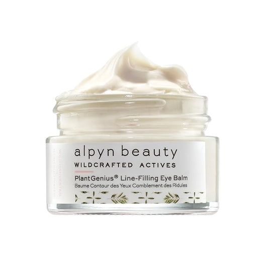 Alpyn Line-Filling Eye Balm with Bakuchiol & Caffeine, Reduce the Look of Fine Lines & Wrinkles, Minimize the Appearance of Puffiness & Target Dark Circles, 0.5 oz / 14 ml