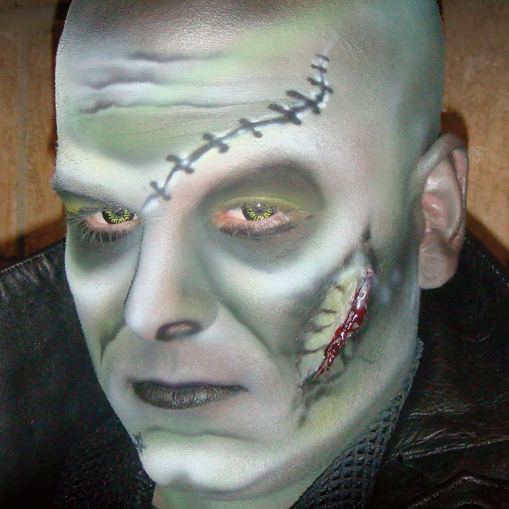 Mehron Makeup Premium Character Kits| Costume Kits for Halloween & Cosplay| Made in the USA | Complete Kit Includes all Makeup, Tools, & Instructions on How to Create the Look | (Monster/Frankenstein)