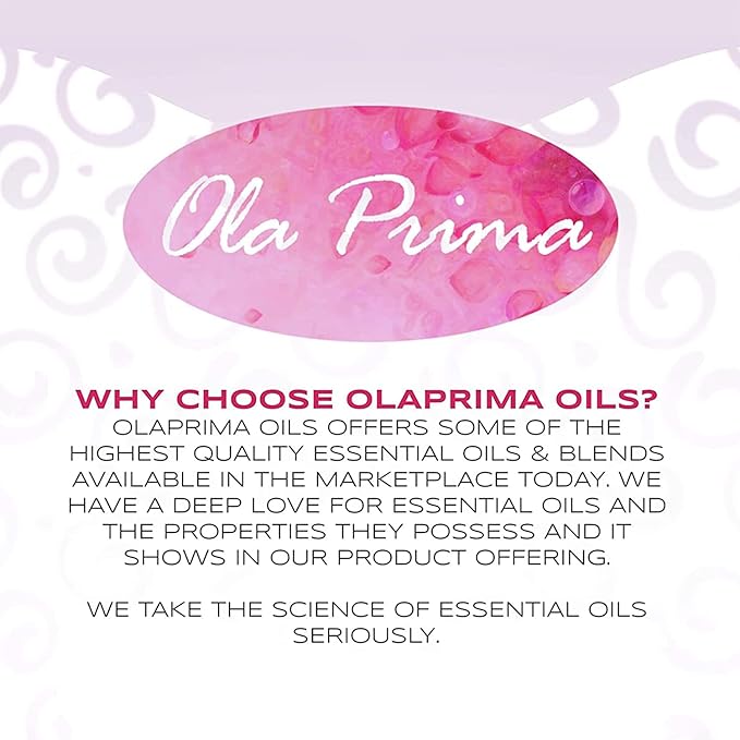 Ola Prima Oil of Youth Camphor Essential Oil - Therapeutic Grade for Aromatherapy, Diffuser, Lymphatic Massage, Hair, Skin - Dropper - 4 fl Ounce