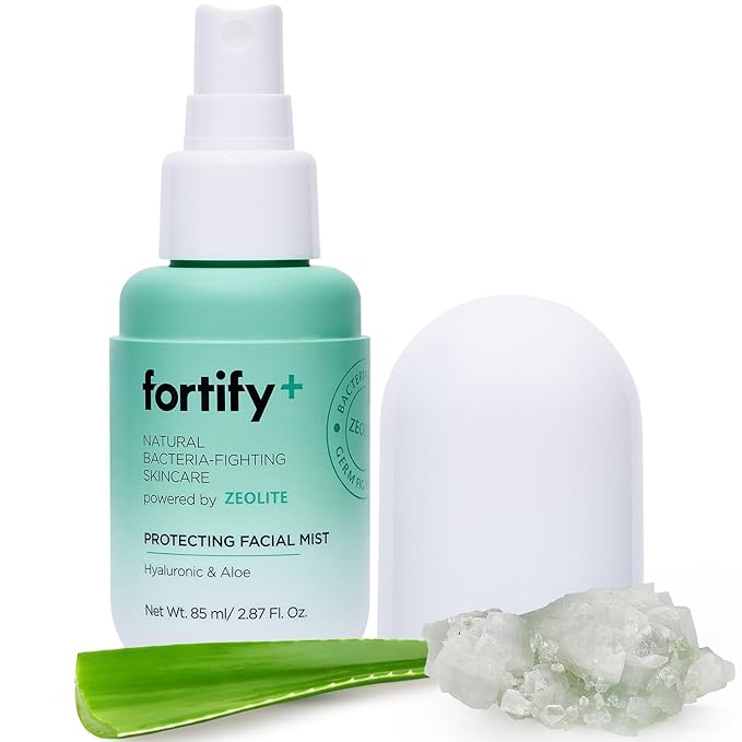 Fortify+ Natural Bacteria Fighting Skincare - Facial Mist Travel Capsule - Skin Protecting + Anti Aging | Helps Protect, Hydrate, & Refresh skin | Clean Beauty | Made in Korea - 85ML