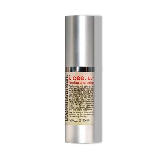 Sircuit Skin I. CEE. U.+ Firming Anti-Aging Eye Gel - Soothing Eye Moisturizer with Jojoba Oil, Shea Butter, Kombucha - Eye Lifting Gel Promotes the Appearance of Youthful Looking Skin (0.5 oz)